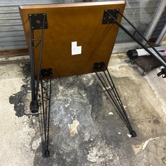 ニトリ ダイニングテーブル　クーボ3 70 の画像