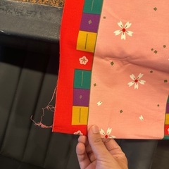 ひな祭り布の画像