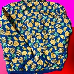 【新品】Picnic パイナップルバナナ柄ジャケット 120の画像