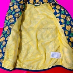 【新品】Picnic パイナップルバナナ柄ジャケット 120の画像