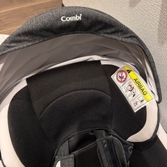 combi チャイルドシート ISOFIX 新生児対応 回転式 クルムーヴ 茶色の画像
