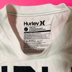 Hurley ホワイト Tシャツ Lの画像