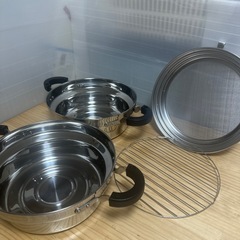 蒸し器  揚げ物 両手鍋 多用鍋  の画像