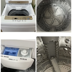 R741 ☀️ アイリスオーヤマ 洗濯機（5.0㎏）21年製 IAW-T502EN ⭐ 動作確認済 ⭐ クリーニング済の画像