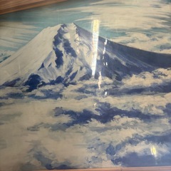 富士山、絵画の画像