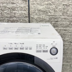 651 SHARP 単身向け　ドラム式洗濯機　7\3.5kg 小型　一人暮らしの画像