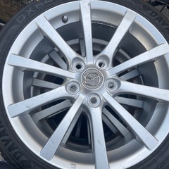 ncec   ncロードスター 純正ホイール 24年製造タイヤ 205/45r17 pcd114.3 の画像