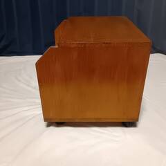 木製ラック マガジンラック・キャスター付きの画像