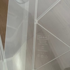 イケヤのクリア衣装けケースの画像