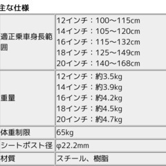 ブリヂストン スケアクロウ 一輪車【14インチ】の画像