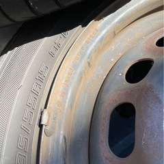 タイヤ付きマツダ純正鉄ホイールの4本セット　ダンロップLEMANS(ルマン)185/55R15 82V の画像