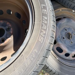 タイヤ付きマツダ純正鉄ホイールの4本セット　ダンロップLEMANS(ルマン)185/55R15 82V の画像