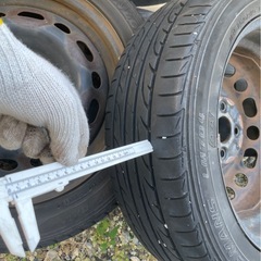 タイヤ付きマツダ純正鉄ホイールの4本セット　ダンロップLEMANS(ルマン)185/55R15 82V の画像