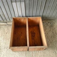 りんご箱2箱1セットの画像