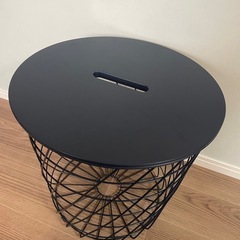 サイドテーブル　IKEA KVISTBRO ネイビー