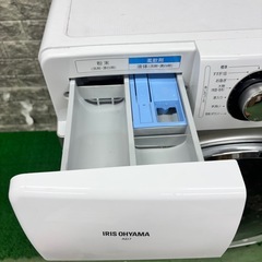 541 アイリスオーヤマ　ドラム式洗濯機　容量7.5kg 小型　一人暮らし　ミニの画像