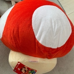 【新品未使用】特大　スーパーマリオ　キノコの画像