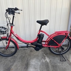 ブリヂストン　電動アシスト自転車 3段ギア　バッテリー&充電器付き　bikkeの画像