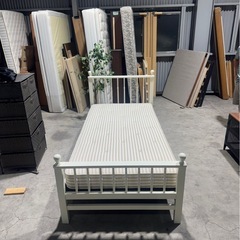 💥激安💥❗️配送•設置🉑❗️♻️処分撤去♻️シングルベッド　マットレスセットの画像
