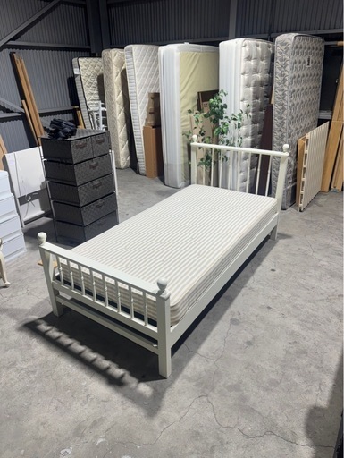 ?激安?❗️配送•設置?❗️♻️処分撤去♻️シングルベッド　マットレスセット