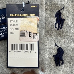未使用タグ付きPOLO RALPH LAUREN ポロ ラルフ ローレンマフラー ストール ショール スカーフ グレイグレー灰色カシミヤカシミア100％縦172センチ横26センチフリンジ8センチレディースメンズユニセックス女性用婦人男性用紳士男女兼用の画像
