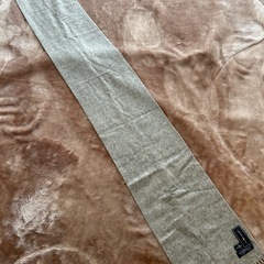 未使用タグ付きPOLO RALPH LAUREN ポロ ラルフ ローレンマフラー ストール ショール スカーフ グレイグレー灰色カシミヤカシミア100％縦172センチ横26センチフリンジ8センチレディースメンズユニセックス女性用婦人男性用紳士男女兼用の画像