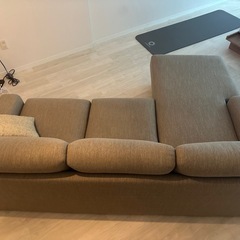 ニトリ　三人掛け　カウチソファ　美品の画像