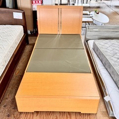 A1639🌟配送♻️設置可能‼️シングルベッドマットレスセット引き出し付き🌟の画像