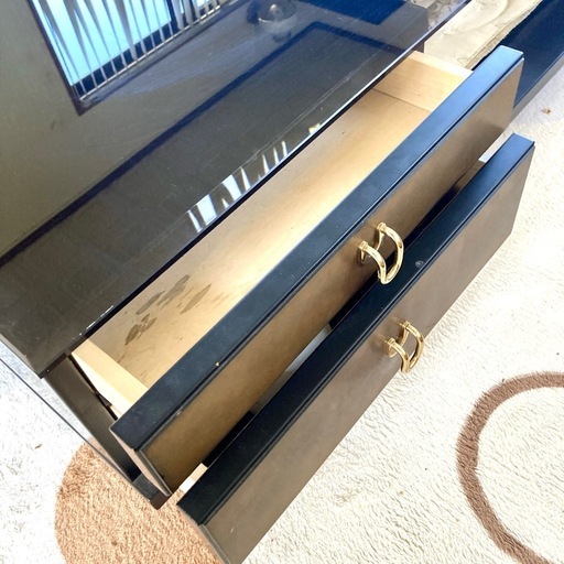 karimoku / カリモク ガラステーブル センターテーブル リビング