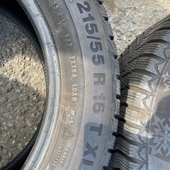 スタッドレスタイヤ　コンチネンタル　Viking Contact6 215/55 Ｒ16 T XL 4本セット　の画像
