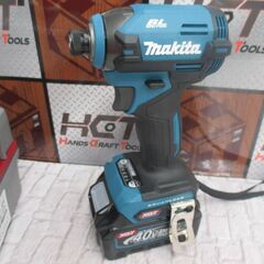 makita マキタ TD003GAX インパクトドライバ 未使用 40V 2.0Ah バッテリー×2 充電器【ハンズクラフト宜野湾店】の画像