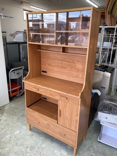食器棚　レンジボード　チノヴィアA  中古　リサイクルショップ宮崎屋　住吉店25.10.10