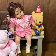 【お話中】ぬいぐるみ、人形（ケース付）他 の画像