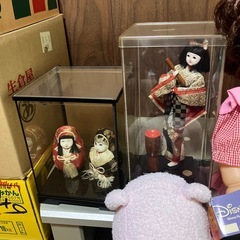 【お話中】ぬいぐるみ、人形（ケース付）他 の画像