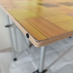 コールマン 収束式テーブル ナチュラルモザイクロールテーブル 120の画像