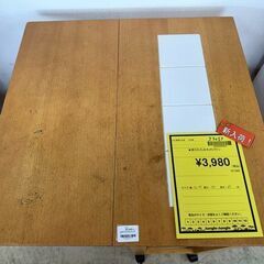 J3053　【リユースのサカイ柏店】　折りたたみキッチンワゴン　机　デスク　収納付　の画像