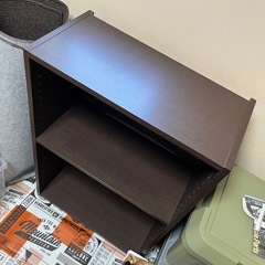 カラーボックス　ブラウン　大きな傷なしの画像