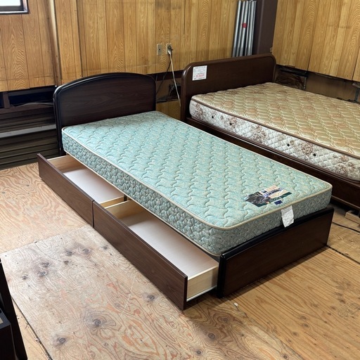 A1640?配送♻️設置可能‼️シングルベッドマットレスセット?