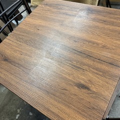 木目調 ダイニング 3点セットの画像