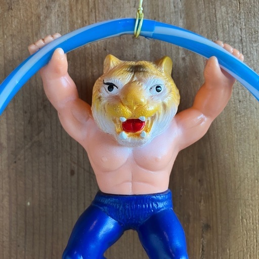 当時物　タイガーマスク　ソフビ　フィギュア　レトロ