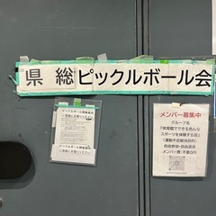 10/19(昼間)県総(沖縄市)でピックルボール一緒にやりましょう