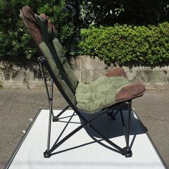 【リサイクルストアスターズ吉野店】これから～秋冬のアウトドアポカポカ～‼ ニトリ バタフライチェア グリーン色の画像