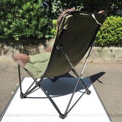 【リサイクルストアスターズ吉野店】これから～秋冬のアウトドアポカポカ～‼ ニトリ バタフライチェア グリーン色の画像