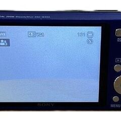 SONY ソニー Cyber-shot サイバーショット DSC-W550 ブルー バッテリー2つ バッテリーチャージャー付 動作確認済の画像