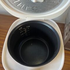 美品　ROOMMATE コンパクト炊飯器 4合 HOKAHOKA炊き ブラック RM-218TE-BKの画像