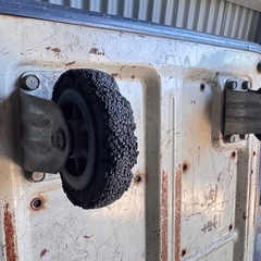 作業用　折り畳み式台車の画像
