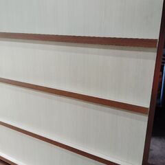 【相模原市中央区田名】◎引き取り限定◎ 木製ディスプレイラック4段■本棚/おしゃれ収納の画像