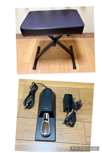 ヤマハ 電子ピアノ P-45 台、ペダル付
