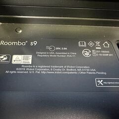【動作保証あり】iRobot Roomba 2019年 s9+ RVA-Y1 ロボット掃除機 ルンバ 【管理KRK1122】の画像