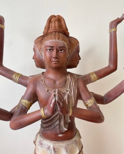 値下げ　阿修羅像　超巨大 121㎝　仏界守護　鬼神　インド神話